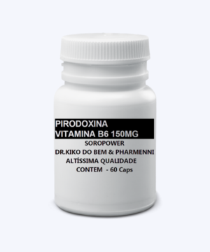 PIRODOXINA - VITAMINA B6 150MG 60 CÁPSULAS