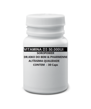 Vitamina D3 50.000UI SUB-LINGUAL 30 CAPSULAS SOROPOWER