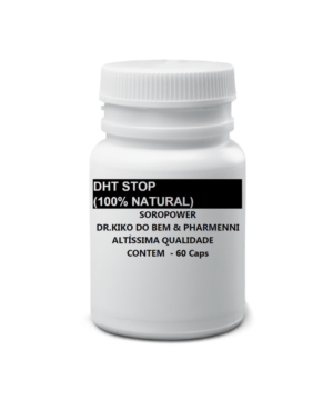 DHT STOP 100% NATURAL 60 CÁPSULAS SOROPOWER & PHARMENNI