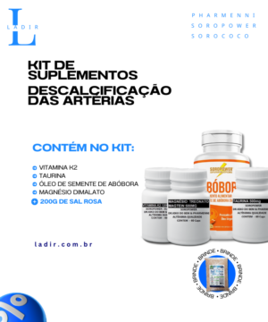 Kit de Suplementos para Descalcificação das Artérias SOROPOWER