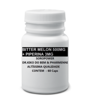 MELÃO DE SÃO CAETANO - BITTER MELON 500MG + PIPERINA 3MG