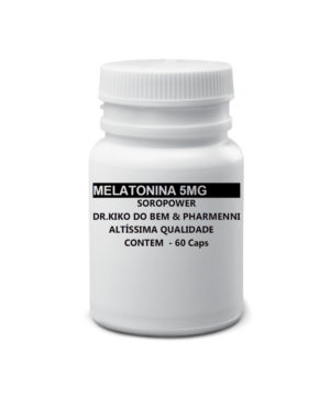 MELATONINA 5MG 30 CÁSULAS 100% NATURAL EXCELENTE P/ INSÔNIA TRISTEZA